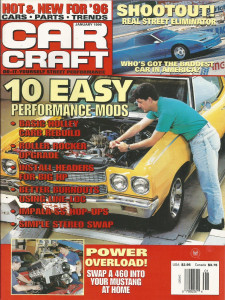 CAR CRAFT 1996 JAN - IMPALAS, SWISS-CHEESE CATALINA